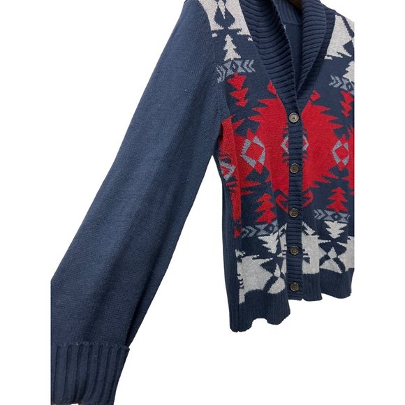 American Living Cardigan Sweater Native American Western style - Picture 2 of 7